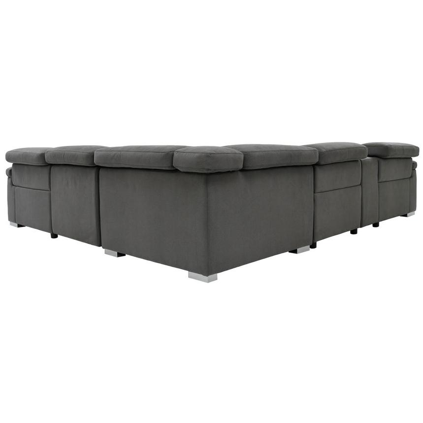 Karly Dark Gray Power Reclining Sectional with 6PCS/3PWR  alternate image, 5 of 10 images.