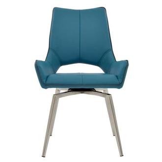 Kalia Blue Swivel Side Chair