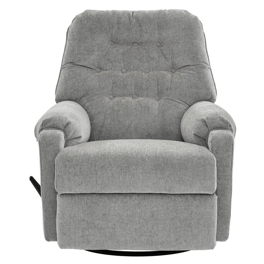 gray swivel rocker recliner