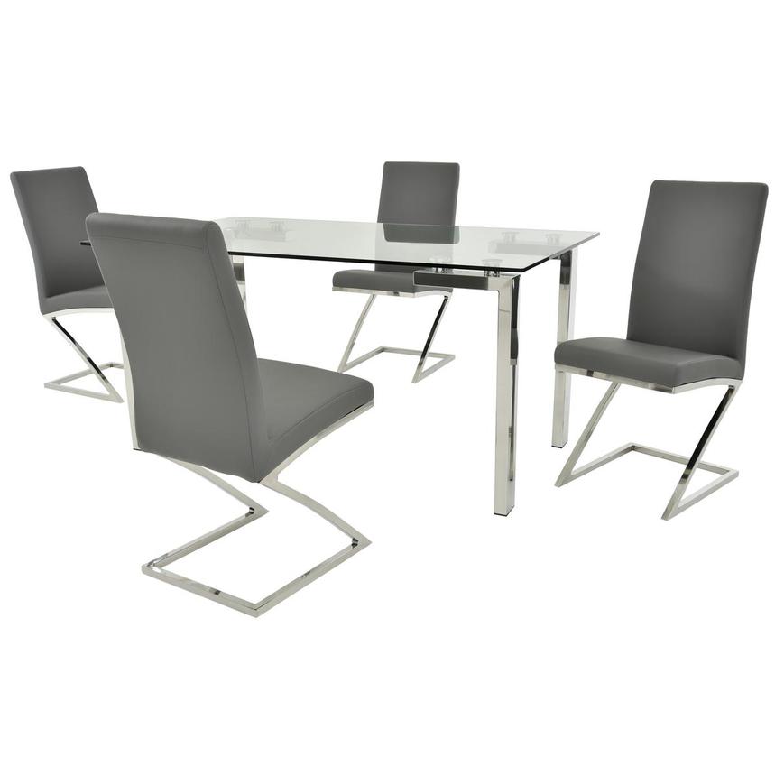 Julli/Jade Gray 5-Piece Dining Set  main image, 1 of 11 images.