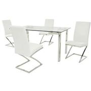 Julli/Jade White 5-Piece Dining Set  main image, 1 of 11 images.