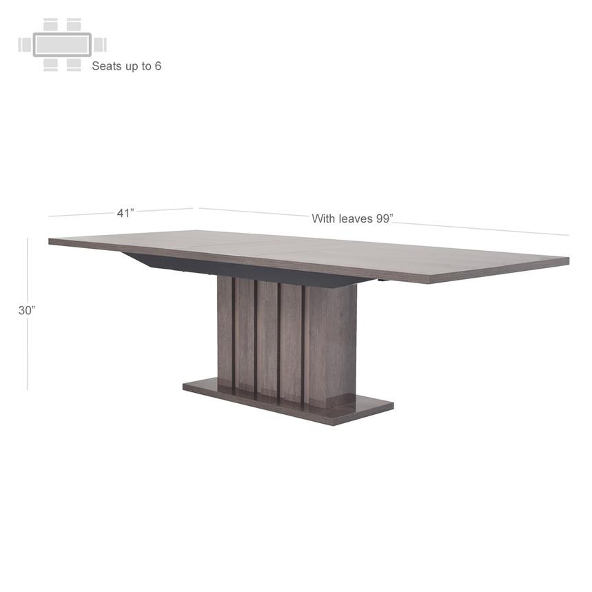 Matera Extendable Dining Table  alternate image, 7 of 11 images.