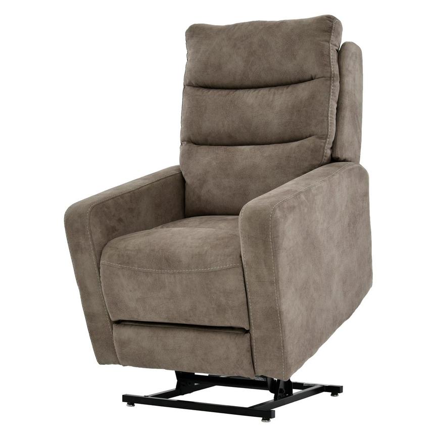 Jimmy Light Brown Power Lift Recliner  main image, 1 of 9 images.