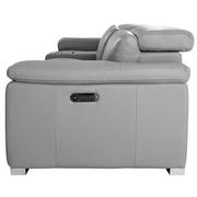 Charlie Light Gray Home Theater Leather Seating with 5PCS/2PWR  alternate image, 5 of 15 images.
