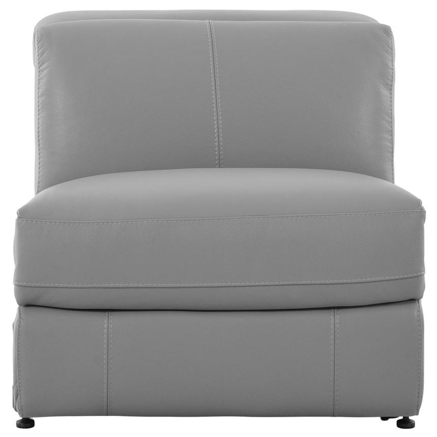 Charlie Light Gray Armless Power Recliner  main image, 1 of 5 images.