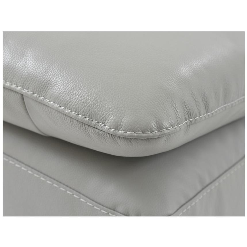 Toronto Silver Leather Power Reclining Sofa w/Right Chaise alternate image, 6 of 8 images.