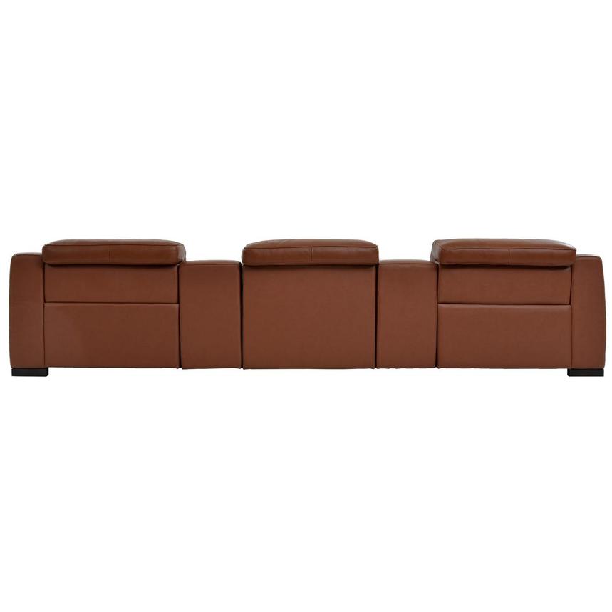 Gian Marco Tan Home Theater Leather Seating with 5PCS/2PWR  alternate image, 5 of 10 images.