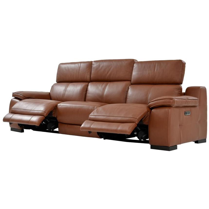 Gian Marco Tan Oversized Leather Sofa, Oversized Leather Recliner For Two