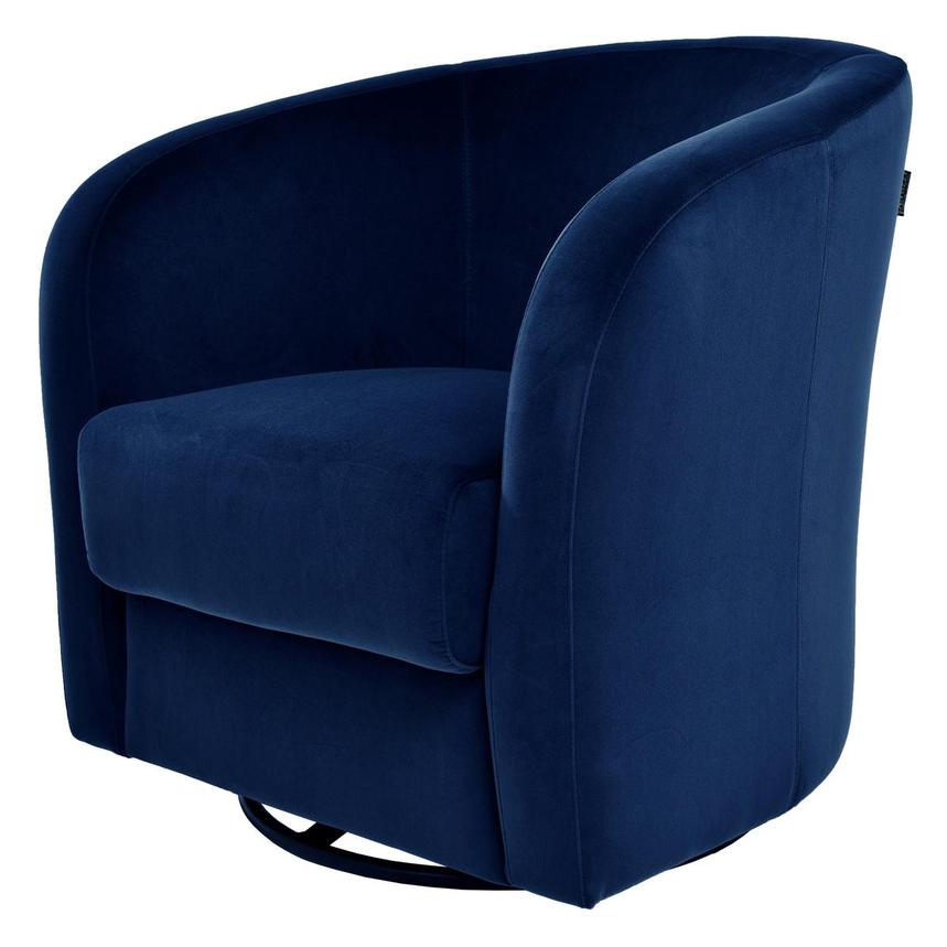 Delia Blue Accent Chair  main image, 1 of 7 images.