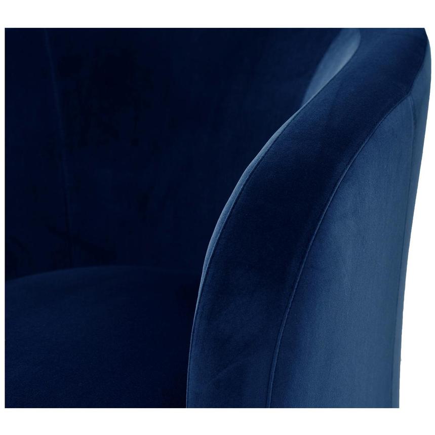 Delia Blue Accent Chair alternate image, 6 of 7 images.