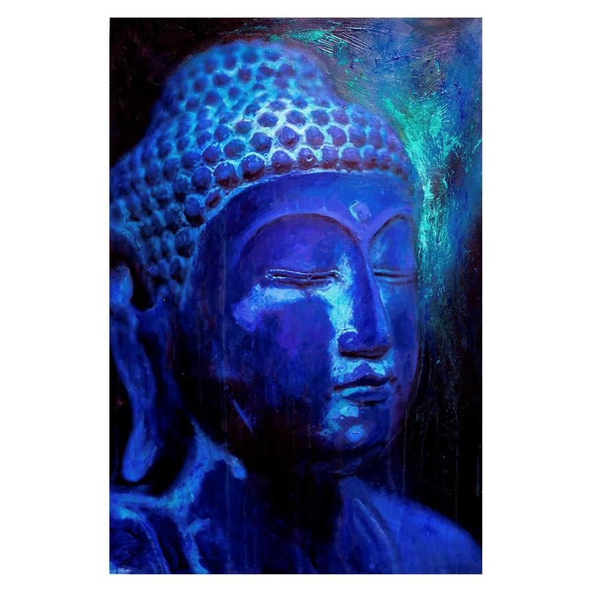 Blue Buddha Acrylic Wall Art  main image, 1 of 2 images.