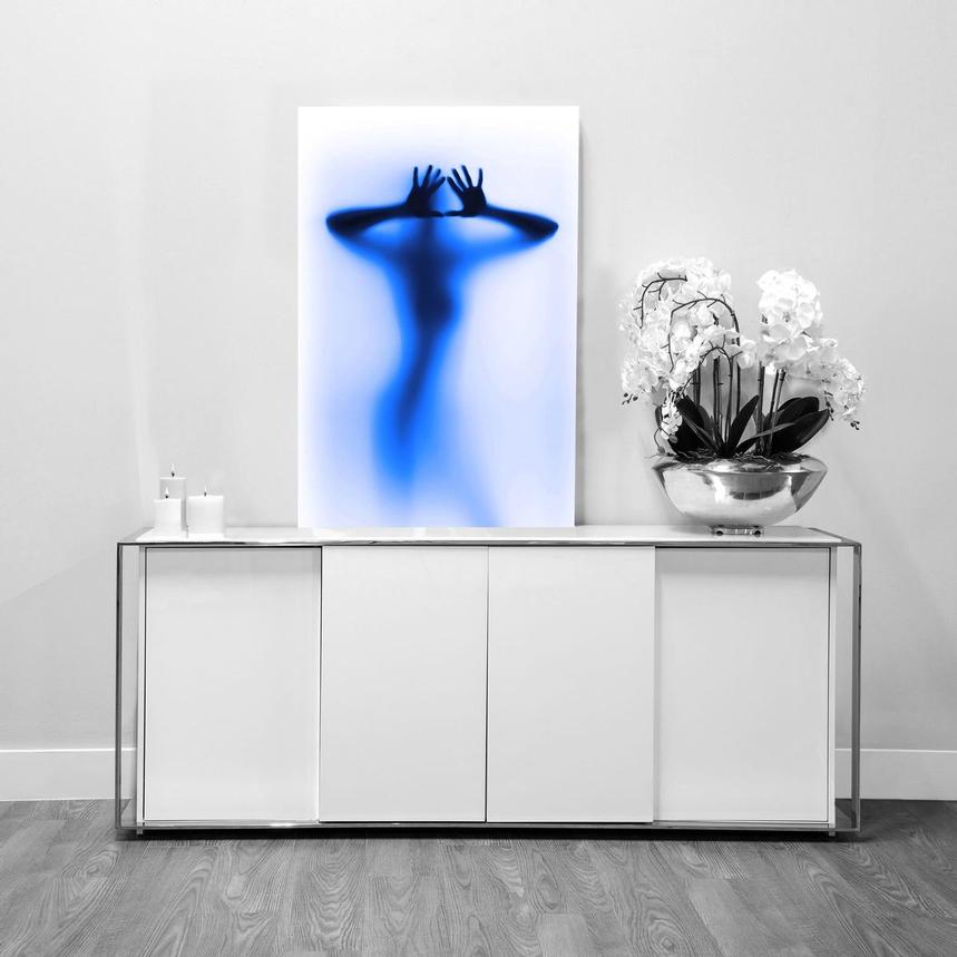 Physique Blue Acrylic Wall Art El Dorado Furniture