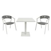 Breeze Dark Gray 3-Piece Patio Set  main image, 1 of 11 images.