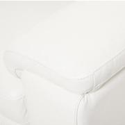 Charlie White Leather Power Recliner  alternate image, 8 of 10 images.