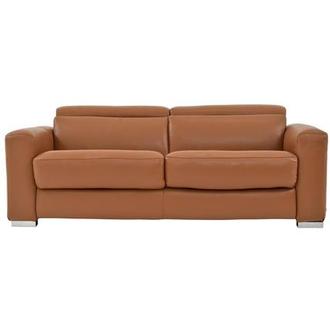 Bay Harbor Tan Leather Sleeper