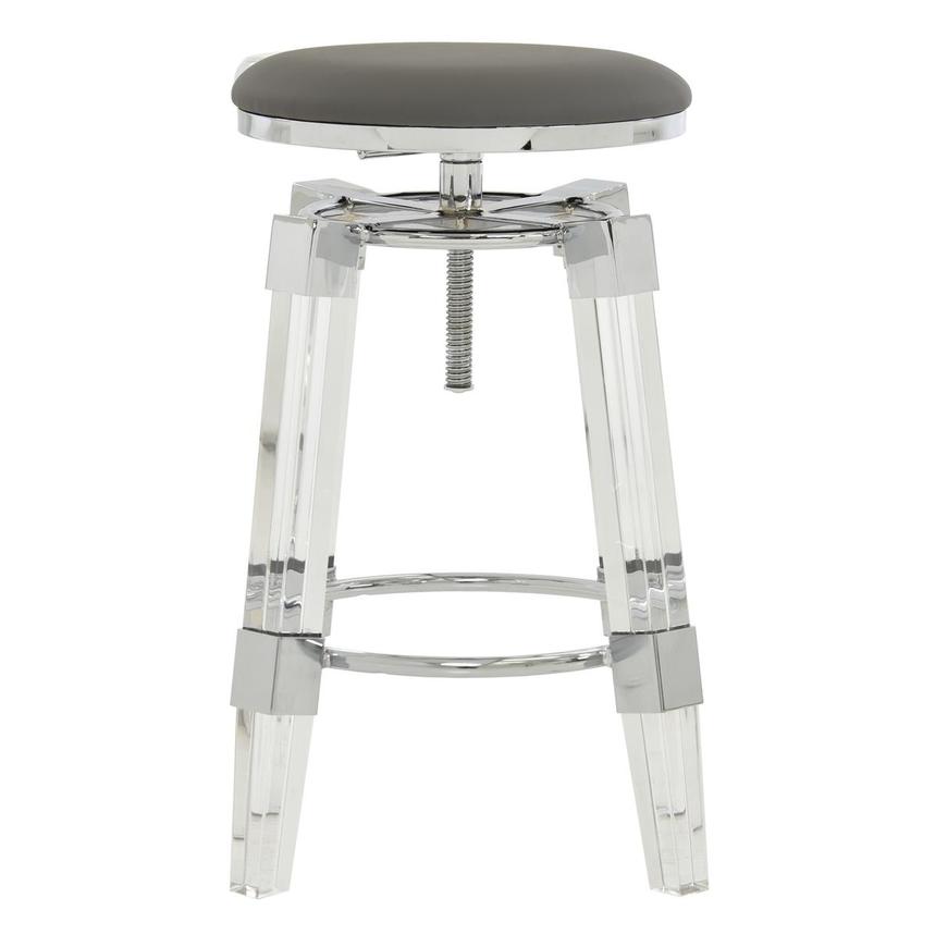 Julie Gray Adjustable Stool main image, 1 of 4 images.