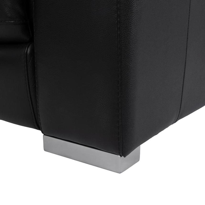 Charlie Black Home Theater Leather Seating with 5PCS/3PWR alternate image, 9 of 10 images.
