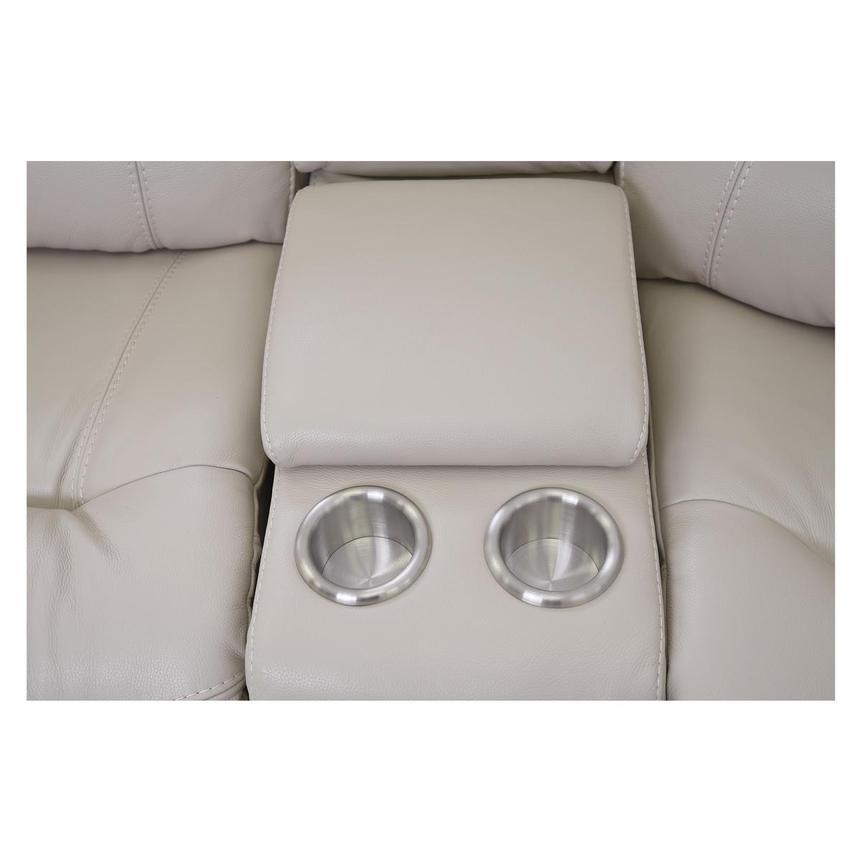 Cody Cream Leather Power Reclining Sectional with 6PCS/2PWR  alternate image, 6 of 8 images.