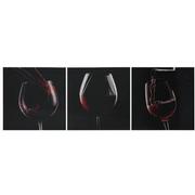 Vino Rosso Set of 3 Acrylic Wall Art  main image, 1 of 4 images.