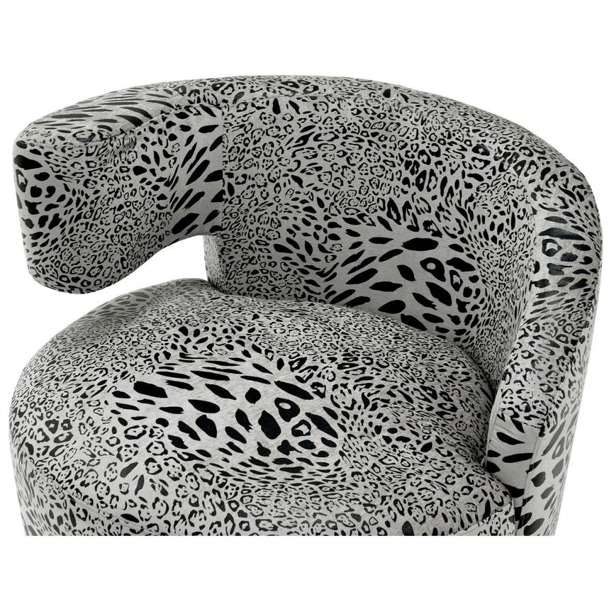 Okru Animal Print Swivel Chair El Dorado Furniture