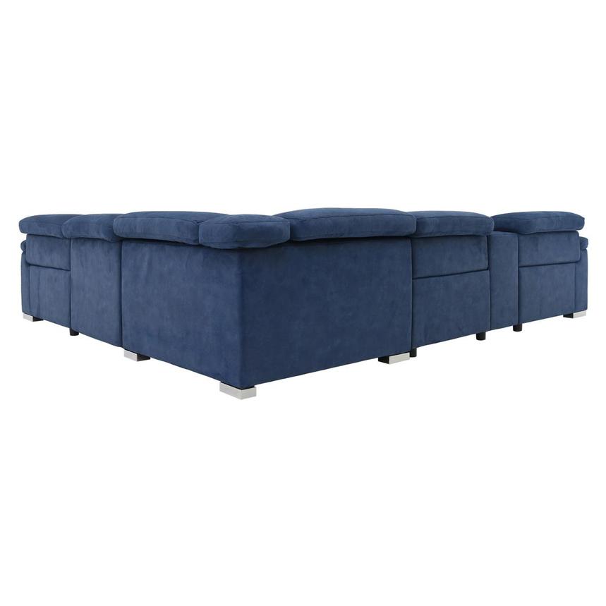Karly Blue Power Reclining Sectional with 6PCS/3PWR  alternate image, 5 of 10 images.