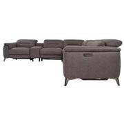 Claribel II Gray Power Reclining Sectional  alternate image, 4 of 11 images.