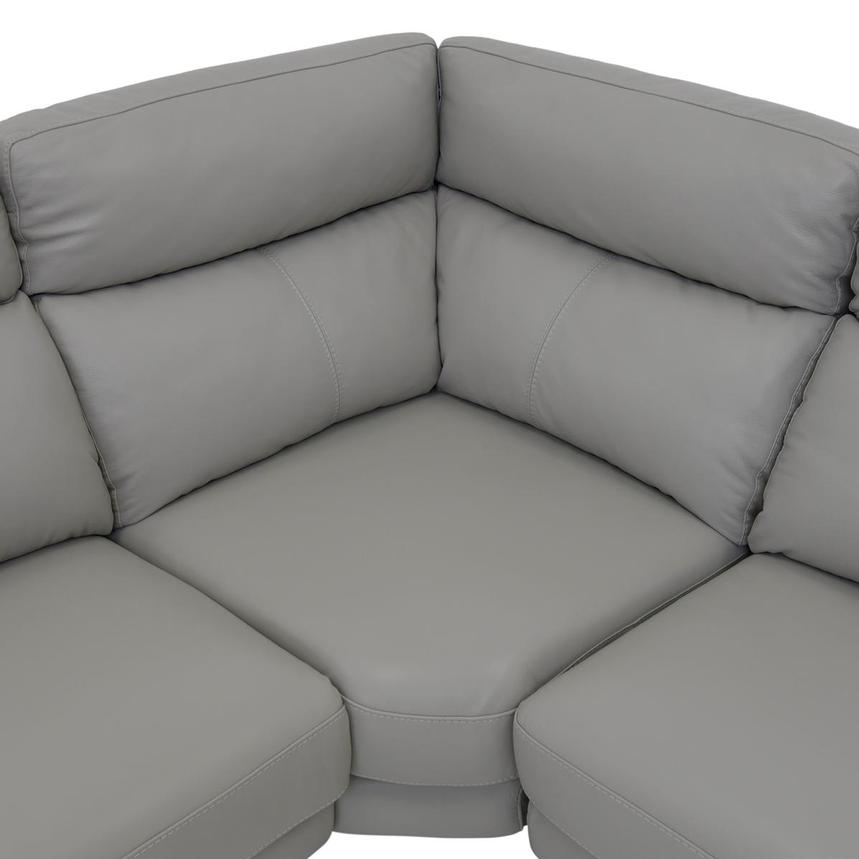Barry Gray Leather Power Reclining Sectional with 4PCS/2PWR  alternate image, 10 of 12 images.