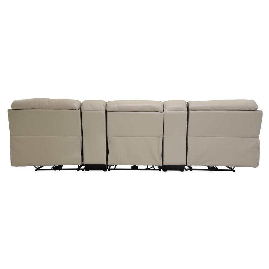 Cody Cream Home Theater Leather Seating with 5PCS/3PWR  alternate image, 5 of 10 images.