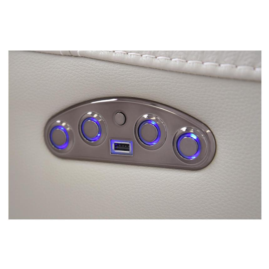 Cody Cream Home Theater Leather Seating with 5PCS/3PWR  alternate image, 8 of 9 images.
