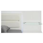 Ally White Queen Platform Bed w/Nightstands  alternate image, 7 of 18 images.
