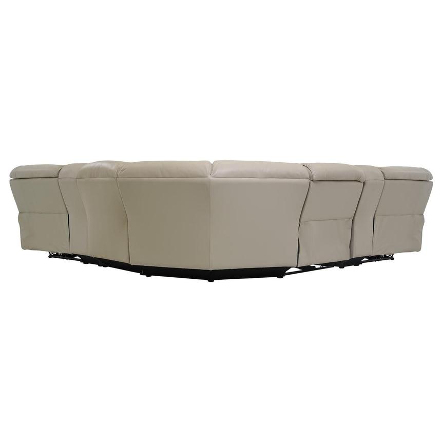 Cody Cream Leather Power Reclining Sectional with 7PCS/3PWR  alternate image, 4 of 8 images.