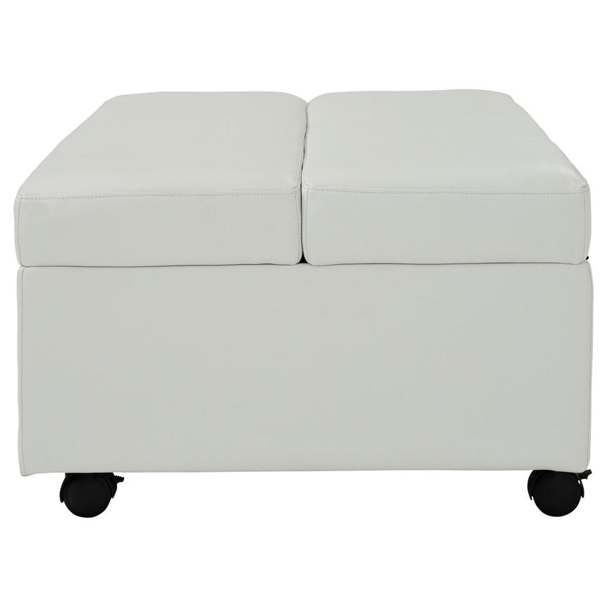 Pressley II White Twin Ottoman Bed w/Casters  alternate image, 4 of 9 images.