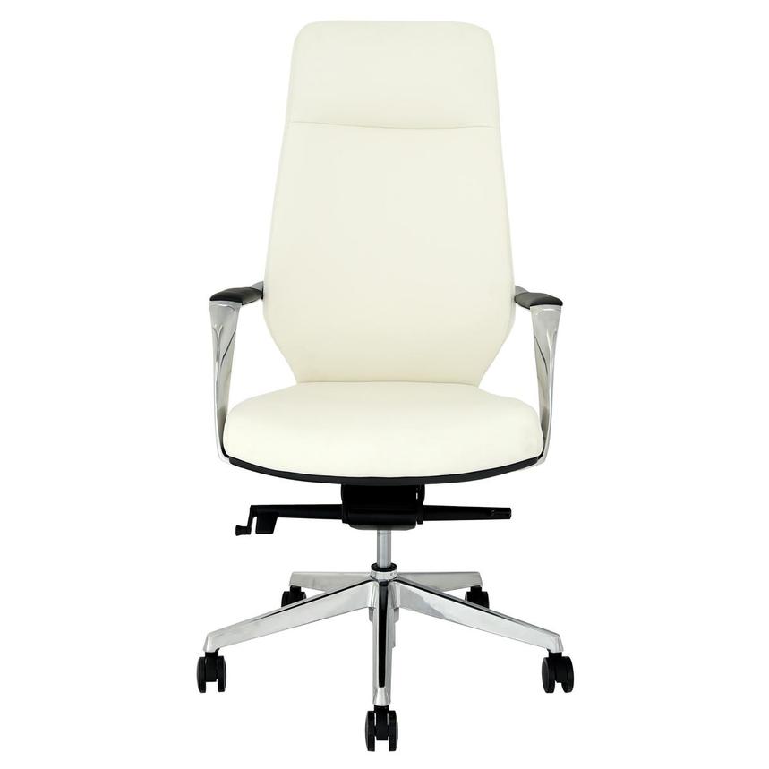 Yoshi White High Back Desk Chair  main image, 1 of 8 images.