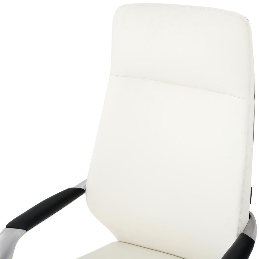 Yoshi White High Back Desk Chair  alternate image, 6 of 8 images.