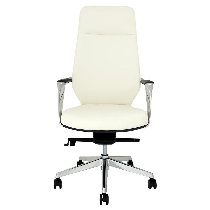 Yoshi White High Back Desk Chair main image, 1 of 8 images.