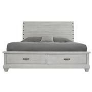 Hamilton White King Storage Bed  alternate image, 4 of 9 images.