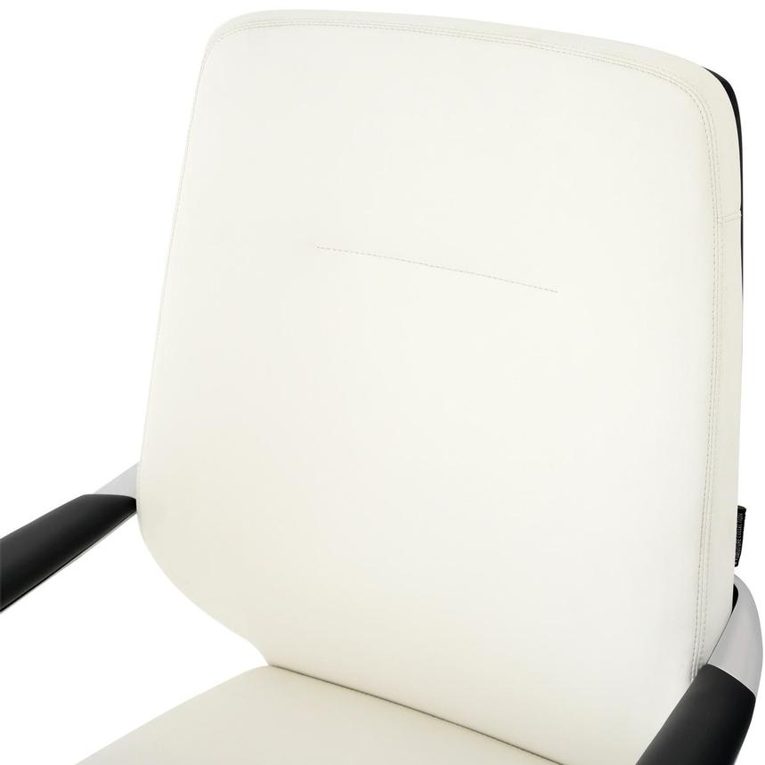 Yoshi White Low Back Desk Chair