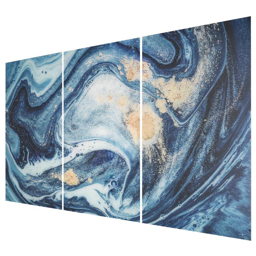 Waves Set of 3 Acrylic Wall Art | El Dorado Furniture