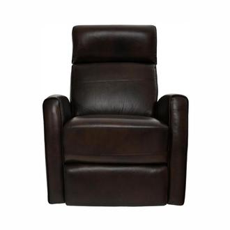 Lucca Brown Leather Power Recliner
