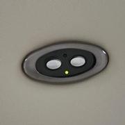 Lucca Cream Leather Power Glider Recliner  alternate image, 8 of 10 images.