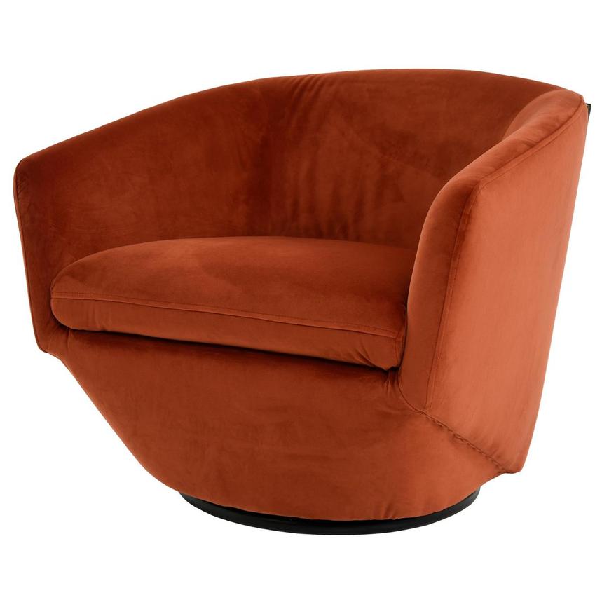 Andy Orange Accent Chair  alternate image, 2 of 6 images.