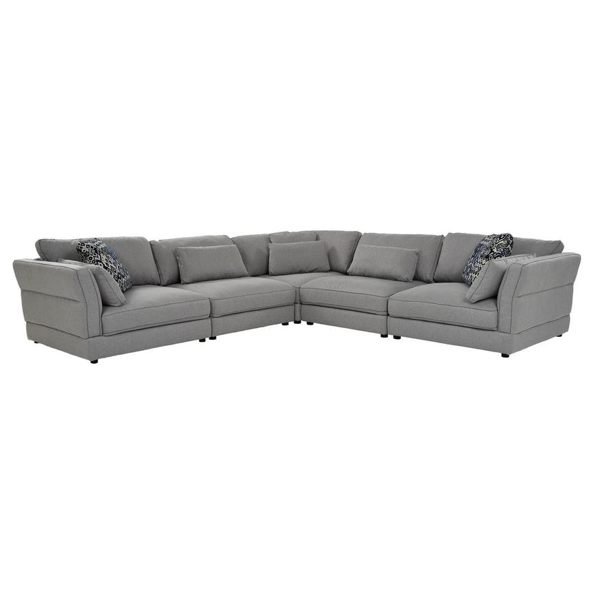 Skyward Sectional Sofa w/2 Armless Chairs El Dorado Furniture