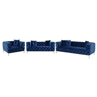 Crandon Blue Living Room Set