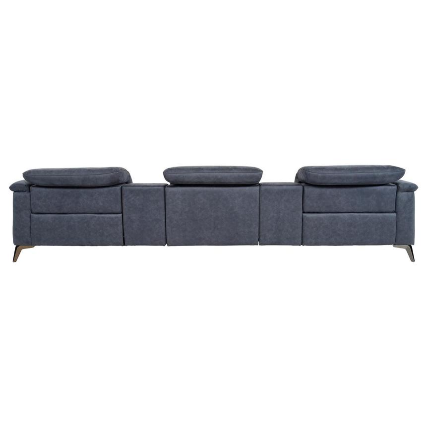 Claribel II Blue Home Theater Seating with 5PCS/2PWR  alternate image, 5 of 12 images.
