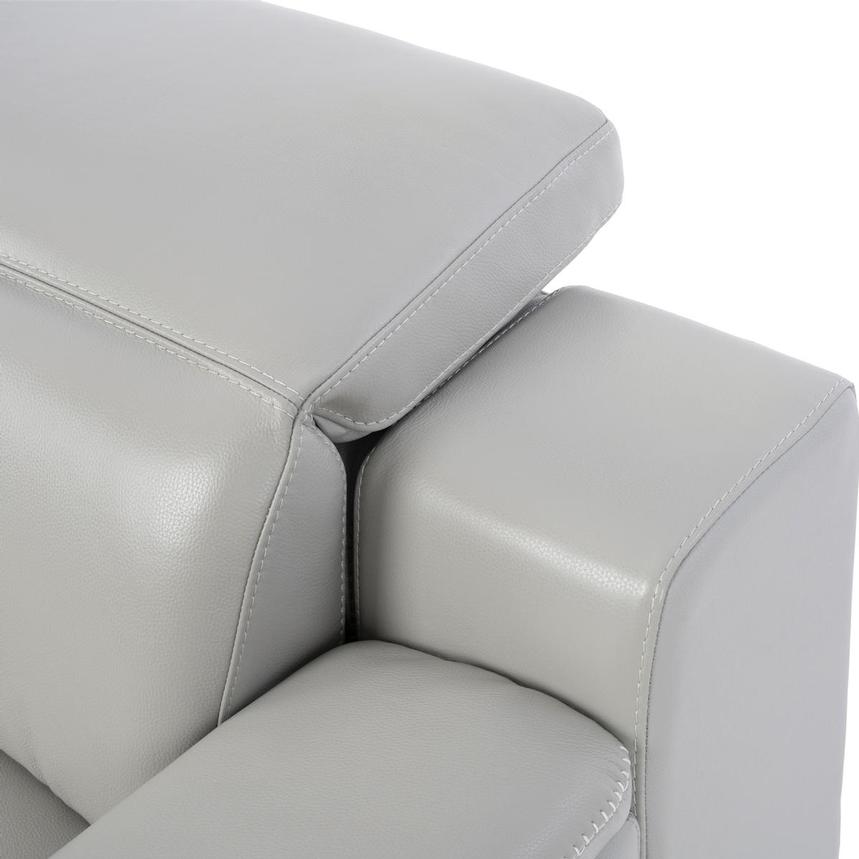Davis 2.0 Silver Home Theater Leather Seating with 5PCS/3PWR alternate image, 4 of 9 images.
