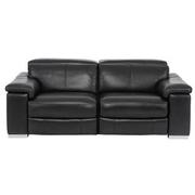 Charlie Black Leather Power Reclining Loveseat  main image, 1 of 8 images.