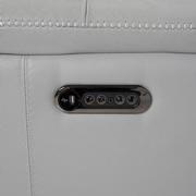 Davis 2.0 Silver Leather Power Reclining Sectional with 5PCS/2PWR  alternate image, 12 of 12 images.