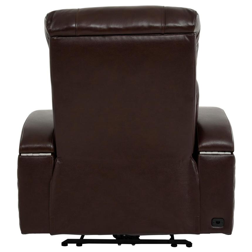 Gio Brown Leather Power Recliner  alternate image, 5 of 14 images.
