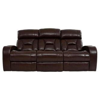 Gio Brown Leather Power Reclining Sofa