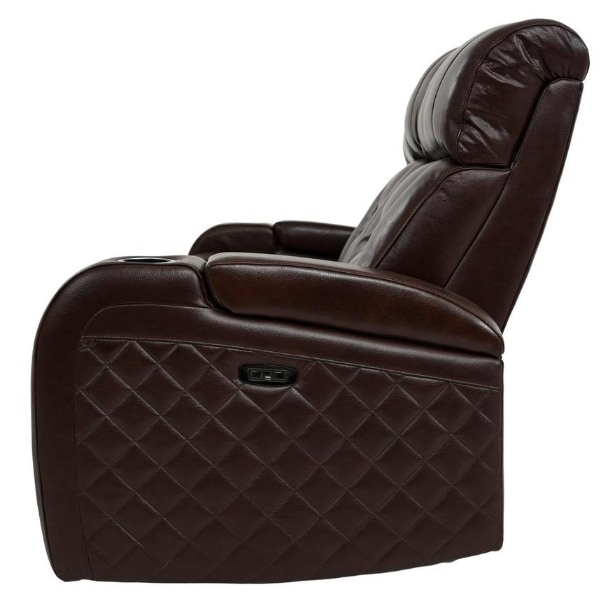 Gio Brown Leather Power Reclining Sofa alternate image, 4 of 18 images.